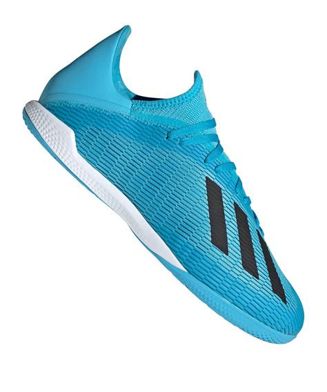 adidas x 19.3 in halle blau weiss schwarz 42|adidas X 19.3 IN .